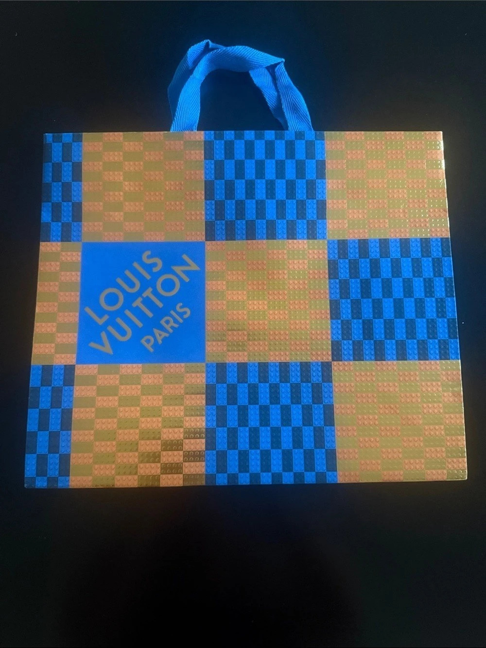 Louis Vuitton Holiday Limited Edition Lego Collaboration Paper Shopping Bag